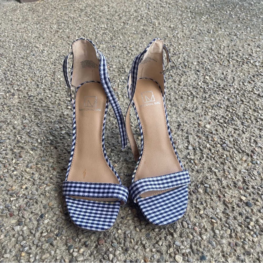 Gingham heels